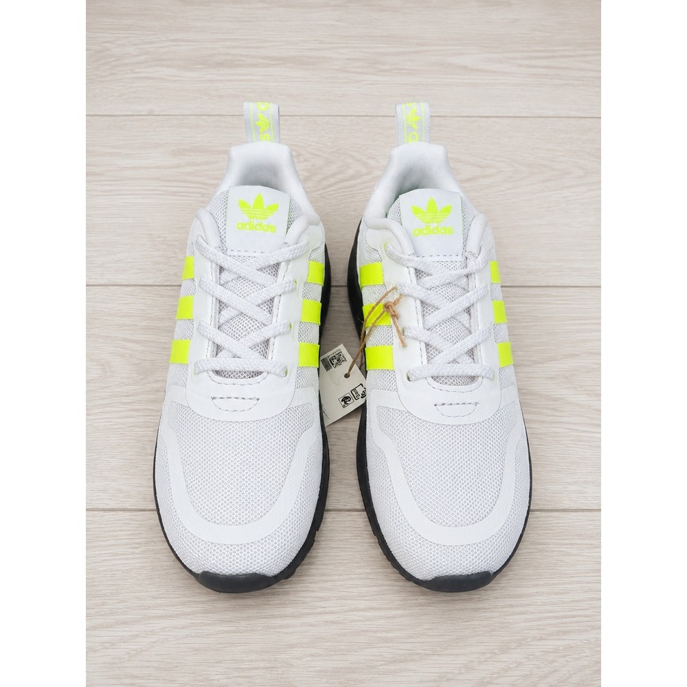 Adidas Originals Multix EL I Toddler Shoes White Neon Yellow Size 9K NWT
